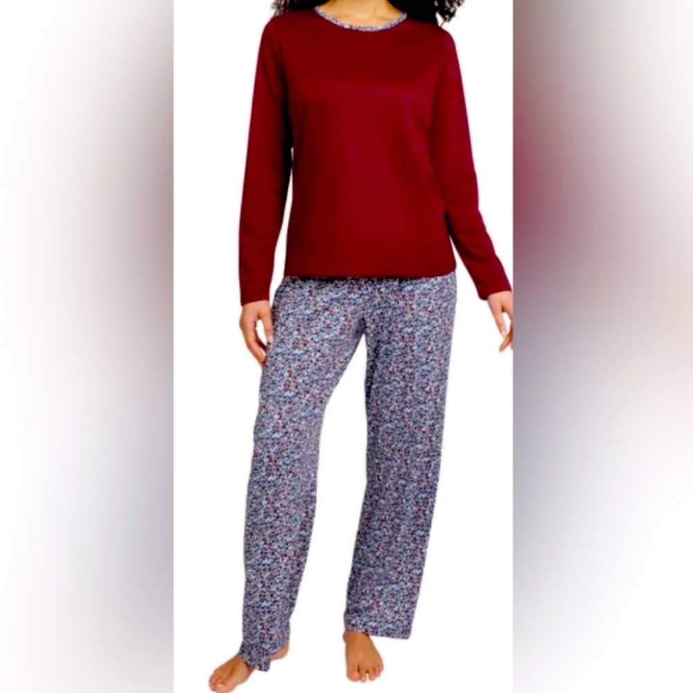LANDS END WOMEN'S 2PC PAJAMA SET - Picture 2 of 8
